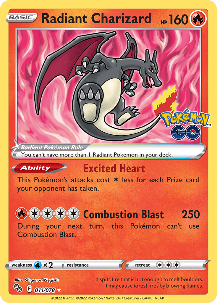 Radiant Charizard - Pokémon GO #11