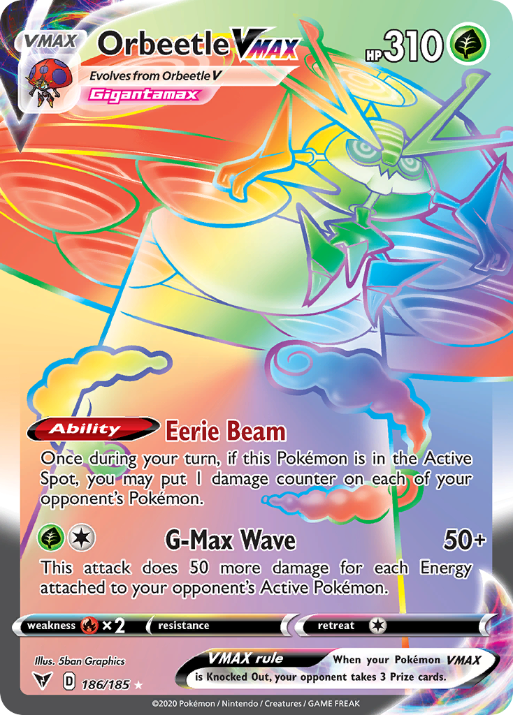 Greninja Star Cosmos Foil β Vivid Voltage PSA 10