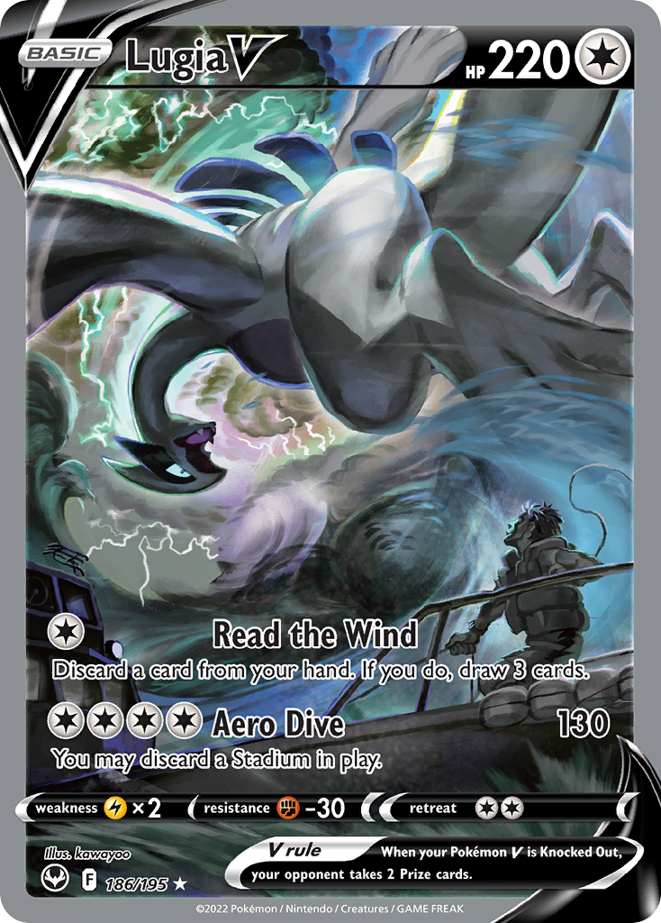 Lugia V Alt Art β Silver Tempest PSA 10