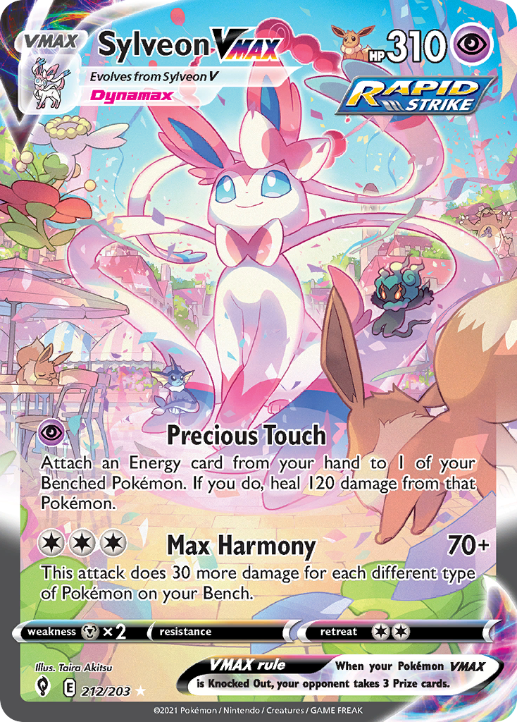 Sylveon VMAX (Alt Art) - Evolving Skies #212