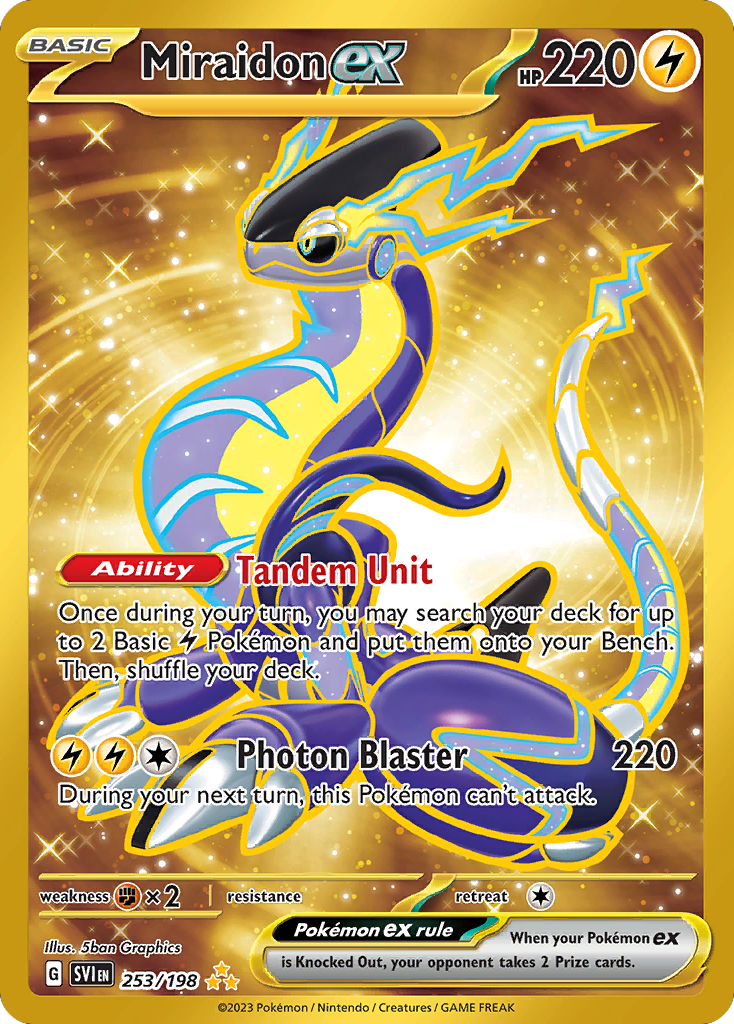 Scarlet & Violet Base Elite Trainer Box (Miraidon)