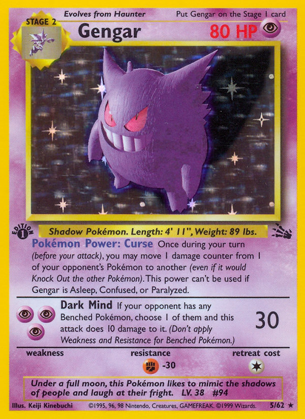 Gengar - Fossil (1999) #5
