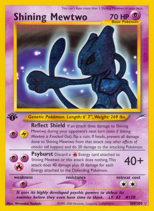 Shining Mewtwo - Neo Destiny (2002) #109