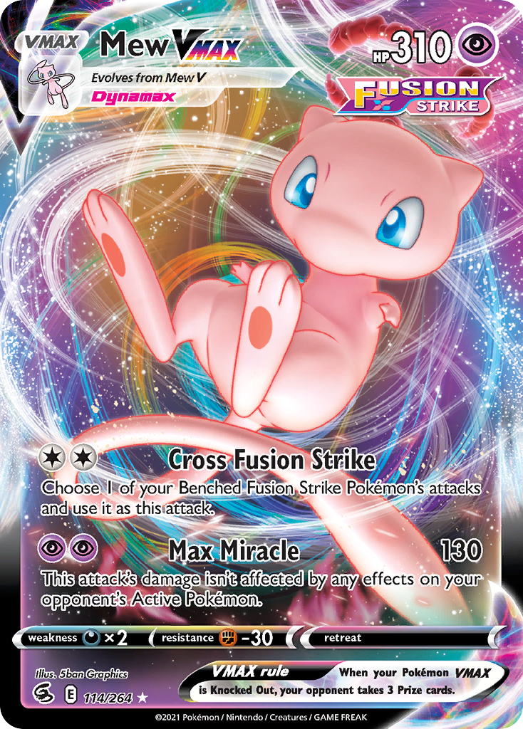 Mew VMAX - Fusion Strike #114