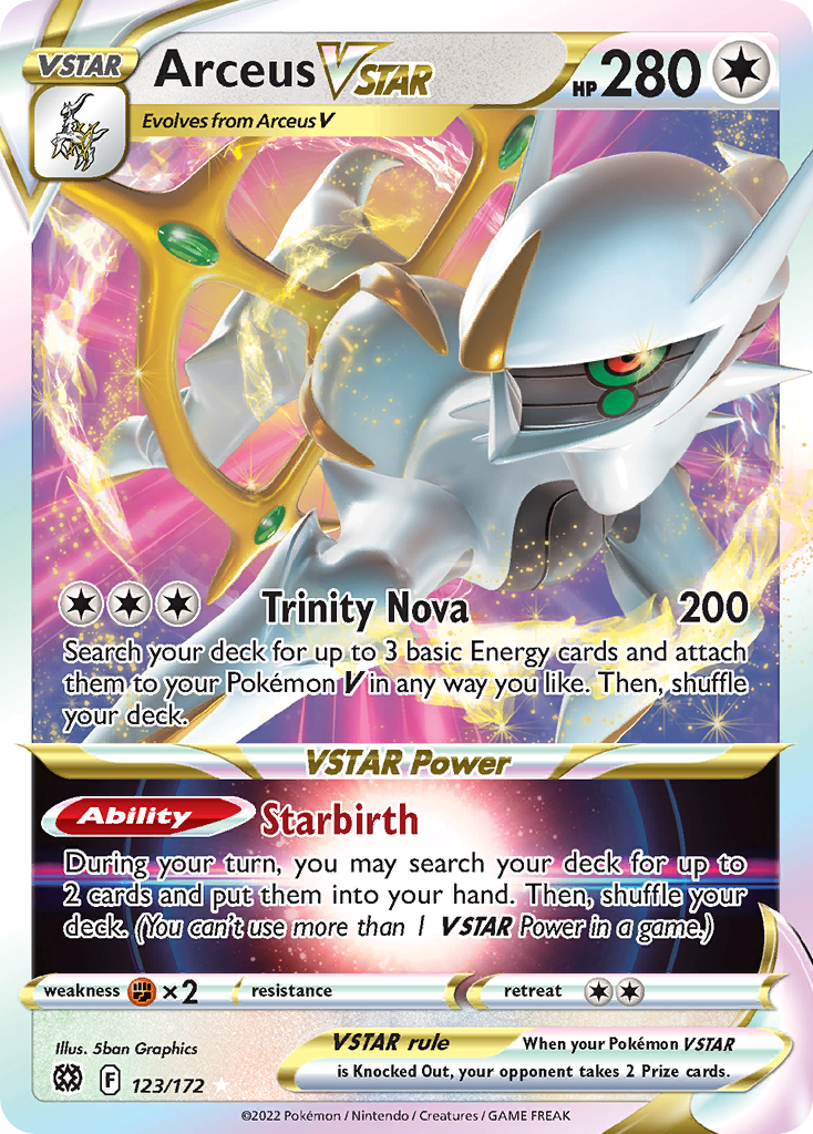 Arceus VSTAR - Brilliant Stars #123