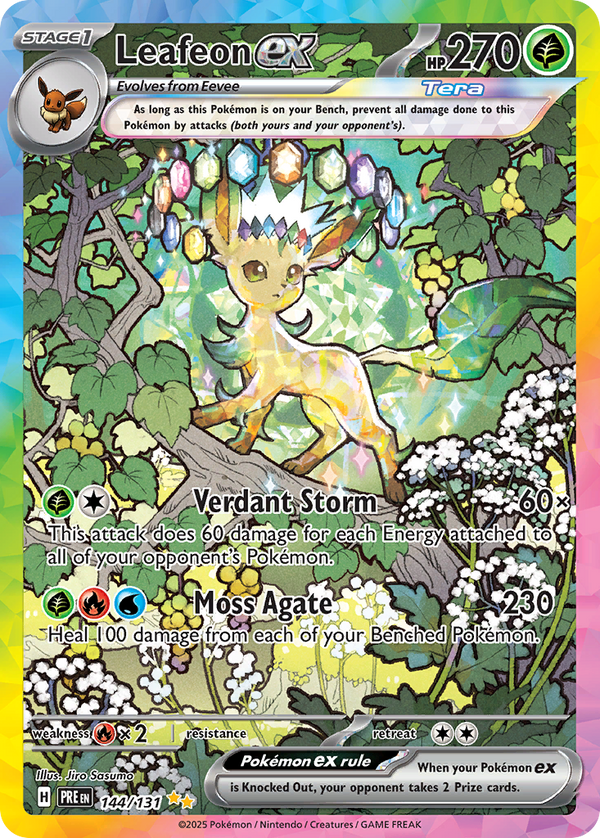 Leafeon ex - Prismatic Evolutions #144 - PikaStore