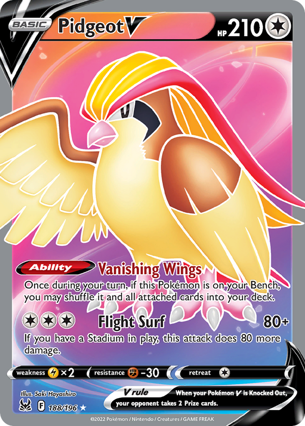 Aerodactyl V (Alt Art) - Lost Origin #188 - PikaStore