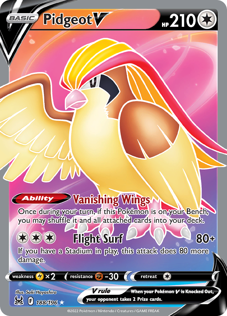 Aerodactyl V (Alt Art) - Lost Origin #188