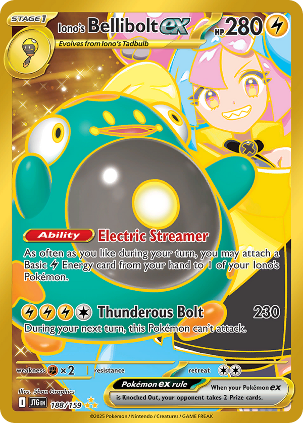 Pikachu ex - Journey Together #188 PSA 8 NM-Mint - PikaStore