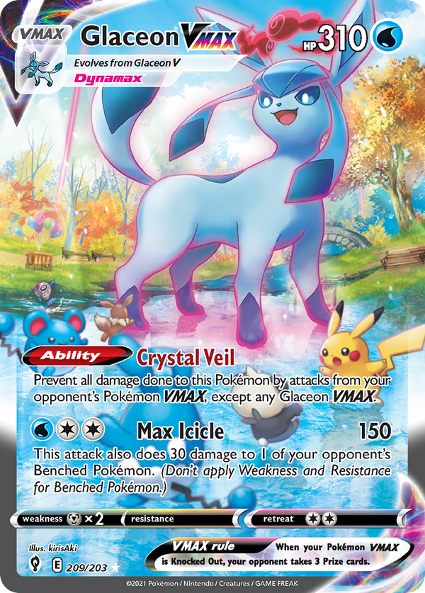 Glaceon VMAX (Alt Art) - Evolving Skies #209 PSA 10 Gem Mint - PikaStore