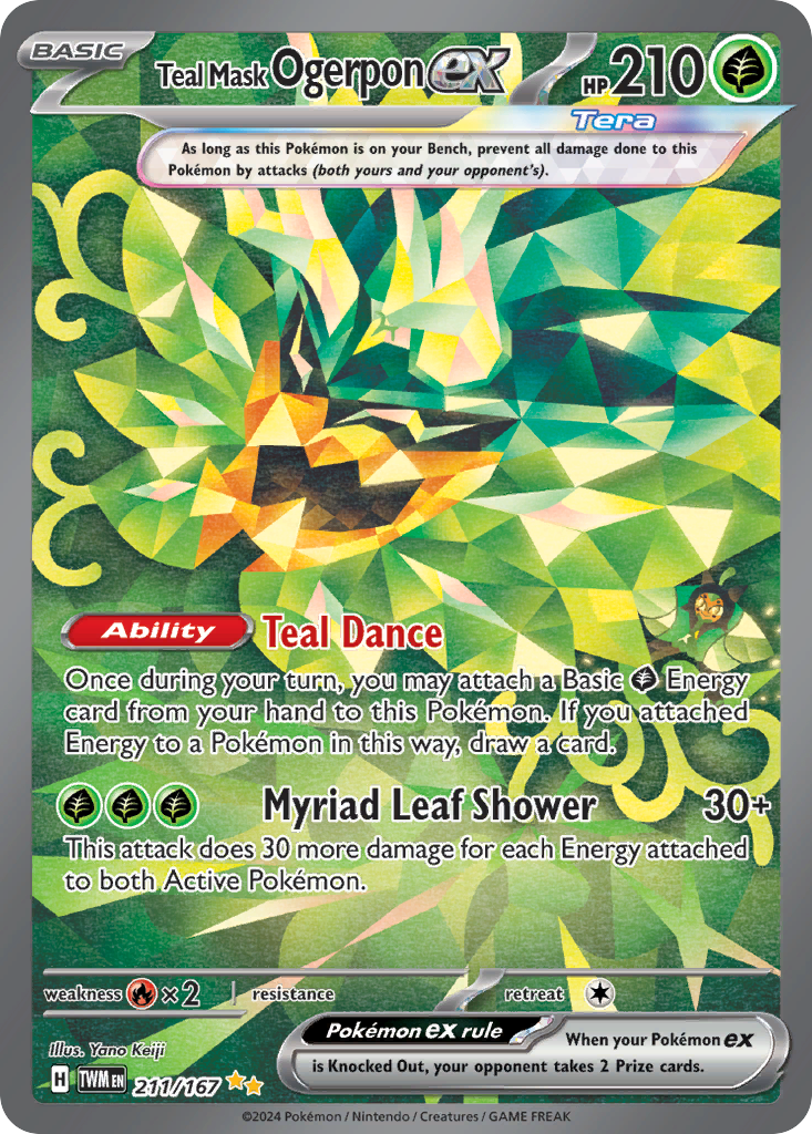 Ogerpon (Teal Mask) - Twilight Masquerade #211