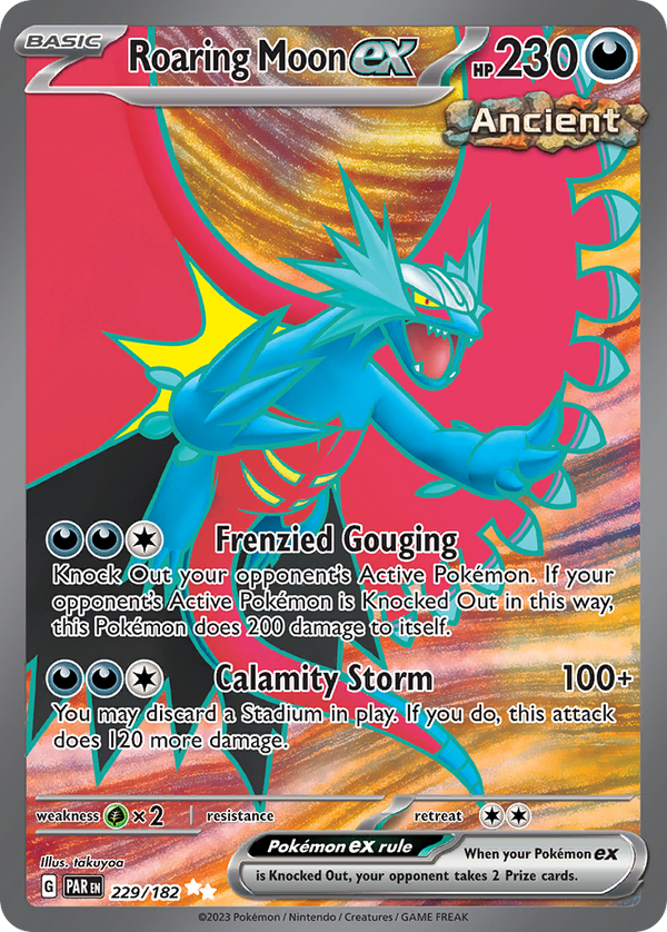 Roaring Moon ex - Paradox Rift #229 PSA 9 Mint - PikaStore