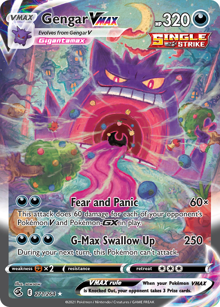 Gengar VMAX - Fusion Strike #271
