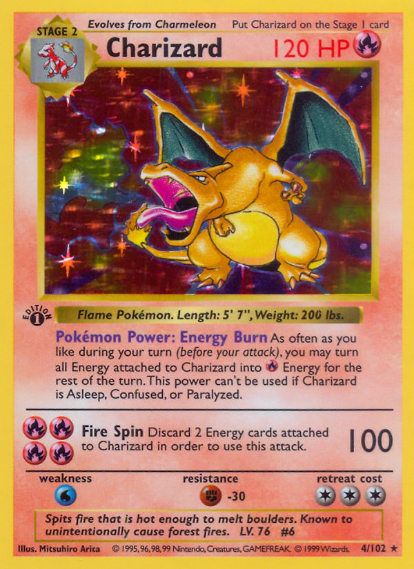 Charizard — Base Set Shadowless PSA 10 GEM MINT